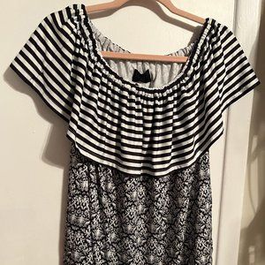 NWT MELY ON/OFF SHOULDER BLOUSE SZ XL